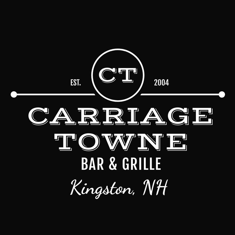 Carriage Towne Bar and Grill black logo